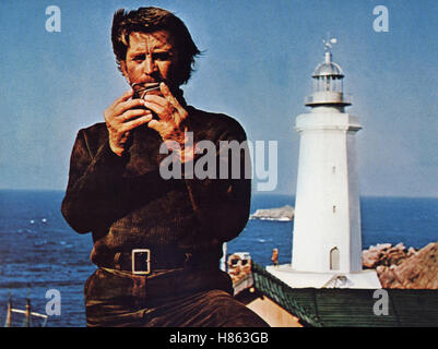 Das Licht bin Ende der Welt (LA LUZ DEL FINE DEL MONDO) SP-IT 1971, Regie: Kevin Billington, KIRK DOUGLAS, Stichwort: Leuchtturm, Meer Stockfoto