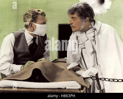 Das Schreckenskabinett des Dr. Phibes, (THE ABOMINABLE DR. PHIBES) GB 1971, Regie: Robert Fuest, JOSEPH COTTEN, VINCENT PRICE, Stichwort: Mundschutz, OP Stockfoto