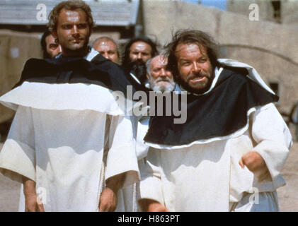 Vier Fäuste Für Ein Halleluja (CONTINUAVANO A CHIAMARLO TRINITA) IT 1971, Regie: E. B. Clucher, TERENCE HILL, BUD SPENCER, Stichwort: Mönch Stockfoto