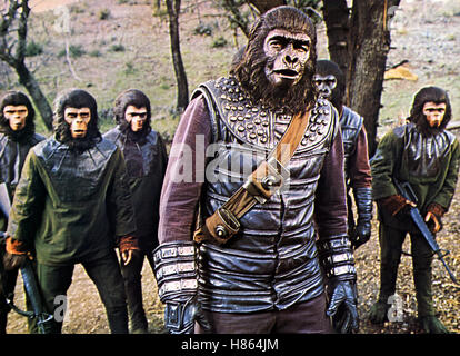 Sterben die Schlacht um Den Planet der Affen, (Schlacht für THE PLANET OF THE APES) USA 1972, Regie: J. Lee Thompson, CLAUDE AKINS Stockfoto