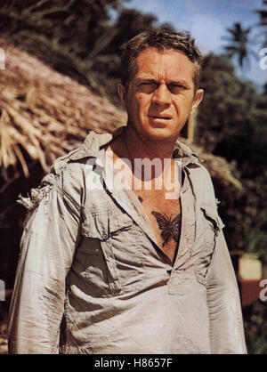 Papillon, (PAPILLON) USA 1973, Regie: Franklin J. Schaffner, STEVE McQUEEN, Stichwort: Tattoo, Strafgefangener Stockfoto