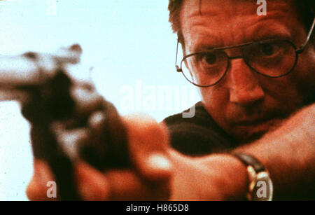 Der Weisse Hai (JAWS) USA 1974, Regie: Steven Spielberg, ROY SCHEIDER, Stichwort: Waffe, Revolver, Zielen Stockfoto