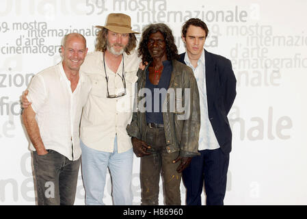 G. süße R. DE HEER GULPILIL TRACKER PHOTOCALL Venedig FILM FESTIVAL Venedig Italien 6. September 2002 Stockfoto