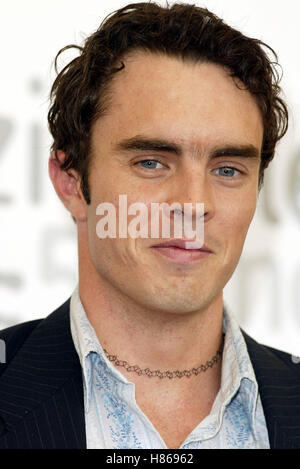 DAMON GAMEAU TRACKER PHOTOCALL Venedig FILM FESTIVAL Venedig Italien 6. September 2002 Stockfoto