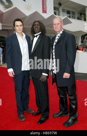 D. GAMEAU GULPILIL G. SWEET der TRACKER Venedig FILM FESTIVAL Venedig PREMIERE 6. September 2002 Stockfoto