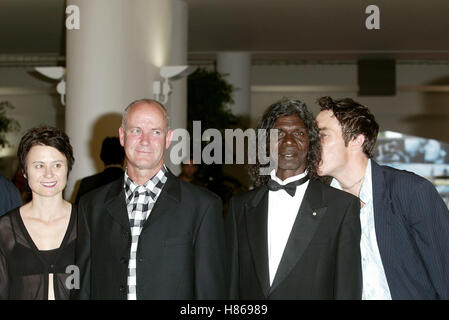 J. RYAN G süße D. GULPILIL TRACKER Venedig FILM FESTIVAL Venedig PREMIERE 6. September 2002 Stockfoto