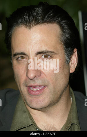 ANDY GARCIA Mann von ELYSIAN FIELDS PREM EGYPTIAN THEATRE HOLLYWOOD LOS ANGELES USA 23. September 2002 Stockfoto