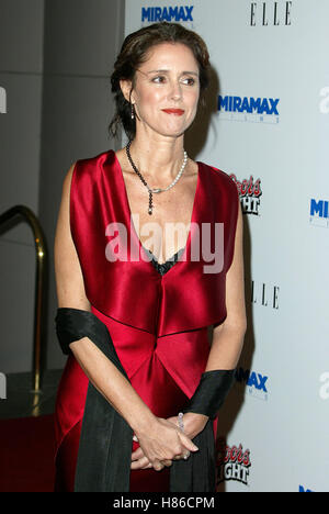 JULIE TAYMOR FRIDA FILM PREMIERE LA LA USA 14. Oktober 2002 Stockfoto