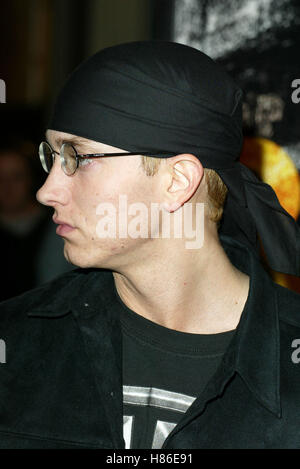 EMINEM 8 MILE Welt Filmpremiere WESTWOOD LOS ANGELES USA 6. November 2002 Stockfoto