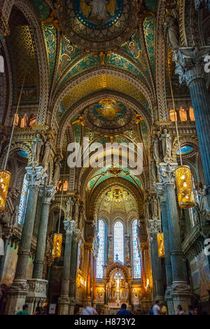 Lyon Kathedrale gewidmet St. Johannes des Täufers Stockfoto