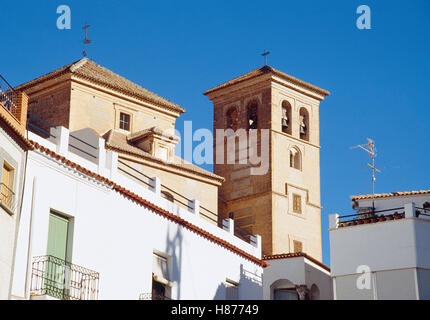 La Encarnacion Kirche. Laujar de Andarax, Provinz Almeria, Andalusien, Spanien. Stockfoto