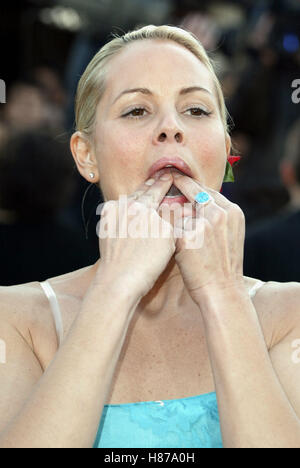 MARIA BELLO MATRIX RELOADED FILM PREMIERE WESTWOOD LOS ANGELES USA 7. Mai 2003 Stockfoto