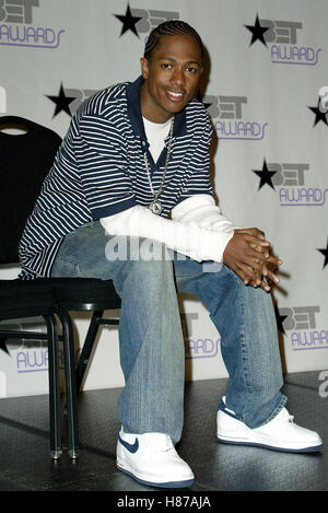 NICK CANNON 2003 BET AWARDS Nominierungen KODAK THEATRE HOLLYWOOD LOS ANGELES USA 14 Mai 2003 Stockfoto