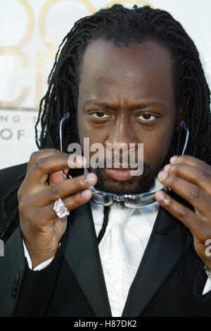 WYCLEF JEAN 16. ESSENCE AWARDS KODAK THEATRE HOLLYWOOD USA 6. Juni 2003 Stockfoto