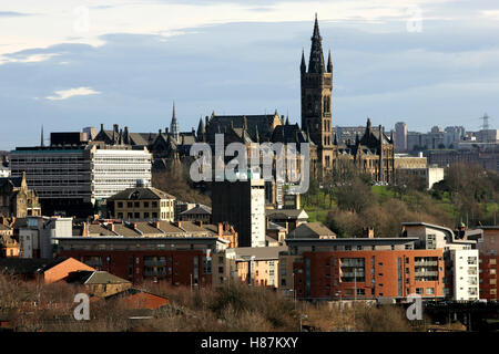 Glasgow-Sky-line Stockfoto