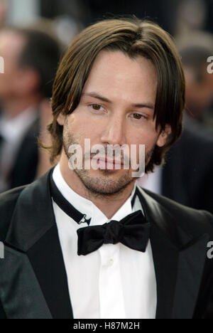 KEANU REEVES besucht die Europäische Premiere von MATRIX RELOADED CANNES FILM FESTIVAL 2003 CANNES Frankreich 15 Mai 2003 Stockfoto