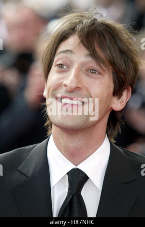 ADRIEN BRODY CANNES FILM FESTIVAL CANNES Frankreich 19. Mai 2003 Stockfoto