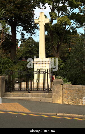 Krieg-Denkmal, Shanklin Old Village, Isle Of Wight Stockfoto