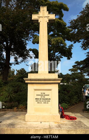 Krieg-Denkmal, Shanklin Old Village, Isle Of Wight Stockfoto