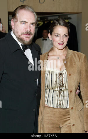 BRIAN COX & NICOLE ANSARI 53RD ACE EDDIE AWARDS BEVERLY HILTON HOTEL BEVERLY HILLS LA USA 23. Februar 2003 Stockfoto