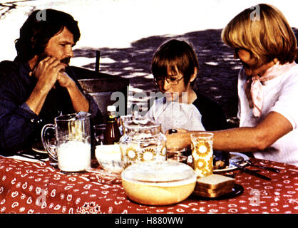 Alice Lebt Hier Nicht Mehr, D-Rama / KRIS KRISTOFFERSON, ALFRED LUTTER, ELLEN BURSTYN Das Glück Zu Dritt Mit Sohn Tom Und Dem Neuen Freund David ist Nicht von Langer Dauer. / Stockfoto