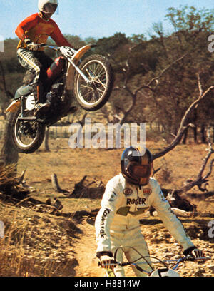 Vier Im Rasenden Sarg (RACE WITH THE DEVIL) USA 1975, Regie: Jack Starrett, Stichwort: Motorrad, Motocross, Enduro, Helm Stockfoto