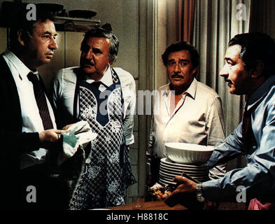 Ein Irres Klassentreffen, (AMICI MIEI) IT 1975, Regie: Mario Monicelli, PHILIPPE NOIRET, ADOLFO CELI, UGO TOGNAZZI + GASTONE MOSCHIN Stockfoto