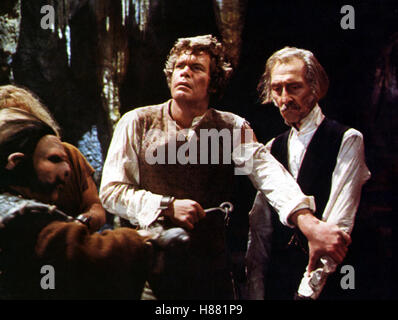 Der Sechste Kontinent / Angriff der Dinosaurier, (in der Erdkern) GB 1976, Regie: Kevin Connor, DOUG McCLURE, PETER CUSHING Stockfoto