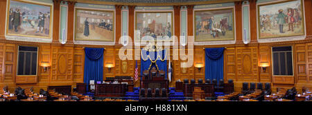 House Of Representatives Chamber, Massachusetts State House, Boston, MA, USA Stockfoto