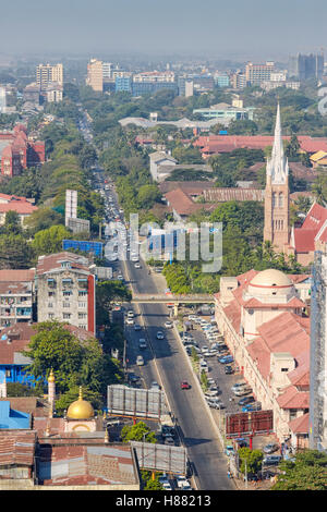 Bo Gyoke Road, Yangon, Myanmar Stockfoto