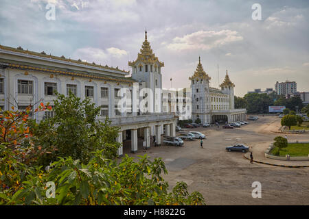 Hauptbahnhof, Yangon, Myanmar (Birma), Südostasien Stockfoto