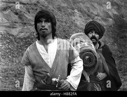 Im Banne des Kalifen, (ARABIAN ADVENTURE) GB 1978, Regie: Kevin Connor, OLIVER TOBIAS, MILO O' Shea, Stichwort: Teppich, Turban Stockfoto