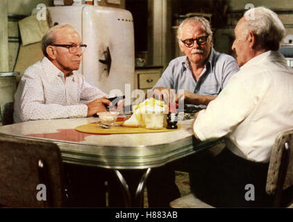 Die Rentnergang, (geht im Stil) USA 1979, Regie: Martin Brest, GEORGE BURNS, ART CARNEY + LEE STRASBERG, Stichwort: Langwaffen, Rentner Stockfoto