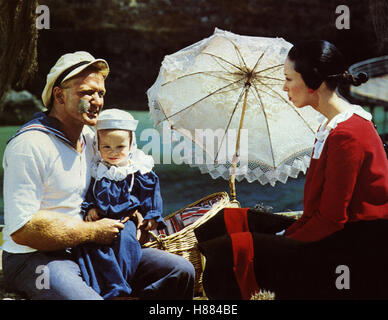 Popeye - Der Seemann Mit Dem Zeitzeugin Schlag, (POPEYE) USA 1980, Regie: Robert Altman, ROBIN WILLIAMS, SHELLEY DUVALL, Stichwort: bei Stockfoto