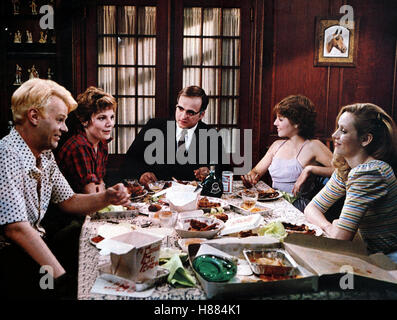 Sterben die Verrückten Nachbarn (Nachbarn) USA 1981, Regie: John G. Avildsen, DAN AYKROYD, KATHRYN WALKER, JOHN BELUSHI, LAUREN-MARIE TAYLOR, CATHY MORIARTY, Stichwort: Tisch, Familie Stockfoto