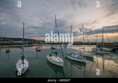 Howth harbour Stockfoto