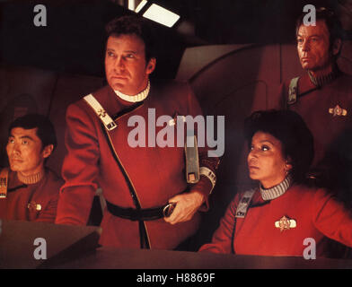 Star Trek II - Der Zorn des Khan (STAR TREK II - der Zorn des KHAN) USA 1982, Regie: Nicholas Meyer, GEORGE TAKEI, WILLIAM SHATNER, NICHELLE NICHOLS, DE FOREST KELLEY, Stichwort: Enterprise, Kirk Stockfoto