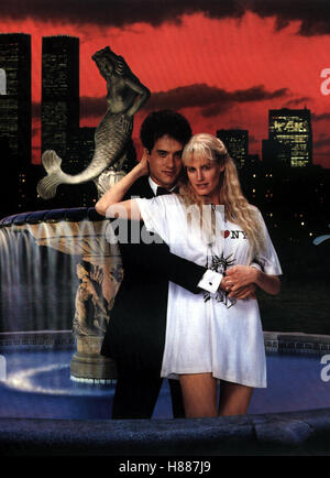 Splash - Jungfrau bin Haken (SPLASH) USA 1984, Regie: Ron Howard, TOM HANKS, DARYL HANNAH, Stichwort: Paar, Brunnen Stockfoto