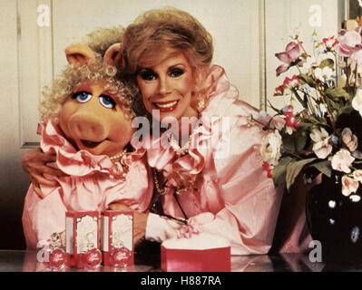 Sterben die Muppets Erobern Manhattan (THE MUPPETS TAKE MANHATTAN) USA 1984, Regie: Frank Oz, MISS PIGGY + JOAN RIVERS Stockfoto