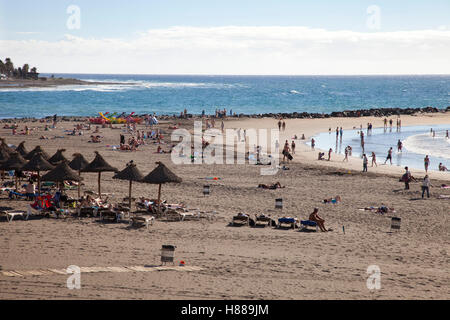 Playa de Las Americas, Teneriffa, Kanarische Inseln, Spanien, Europa Stockfoto