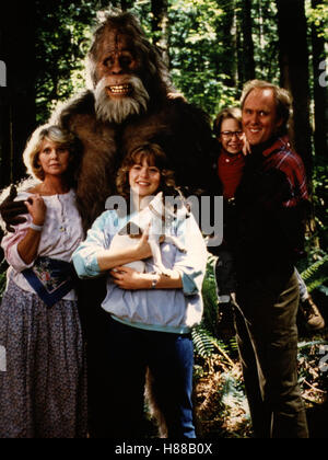 Bigfoot Und sterben Hendersons, (HARRY und die HENDERSONS) USA 1987, Regie: William Dear, MELINDA DILLON, MARGARET LANGRICK, JOSHUA RUDOY, JOHN LITHGOW Stockfoto