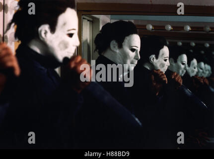 Halloween IV – Michael Myers Kehrt Zurück, IV - THE RETURN OF MICHAEL MYERS) USA 1988, Regie: Dwight H. Little, Stichwort: Maske, Messer Stockfoto