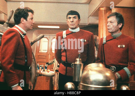 Star Trek V - bin Rande des Universums, (STAR TREK V - THE FINAL FRONTIER) USA 1989, Regie: William Shatner, WILLIAM SHATNER, LEONARD NIMOY, DeFOREST KELLEY, Stichwort: einheitliche Stockfoto