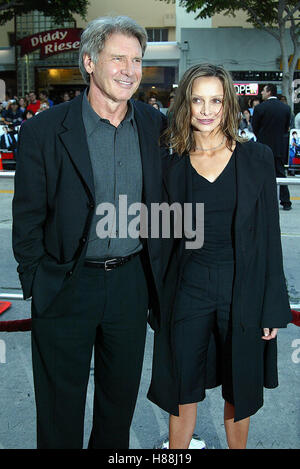 HARRISON FORD & CALISTA FLOCKHART HOLLYWOOD HOMICIDE FILM PREMI WESTWOOD LOS ANGELES USA 10. Juni 2003 Stockfoto