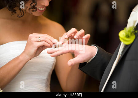 Standesamtliche Trauung auf dem ring Stockfoto