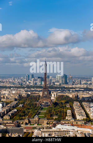 Stadtbild von Paris mit dem Eiffelturm, Paris, Frankreich, Europa Stockfoto