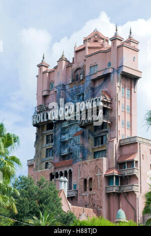 Tower of Terror in Disneys Hollywood Studios, Walt Disney World Resort, Florida, USA Stockfoto