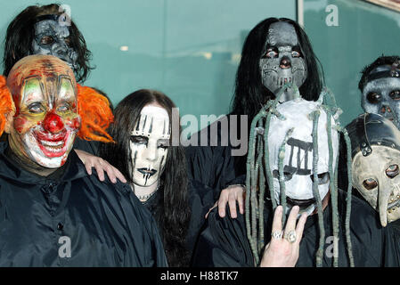 SLIPKNOT FREDDY VS JASON Weltpremiere CINERAMA DOME HOLLYWOOD LA USA 13. August 2003 Stockfoto