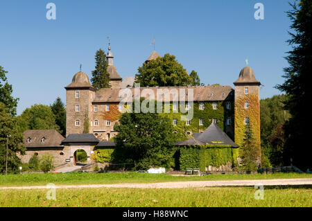 Burg Schnellenberg-Burg mit Ursprung in 1222, Attendorn, Sauerland Region, North Rhine-Westphalia Stockfoto