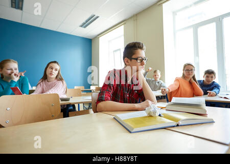 In der schule aus einem high-school-mädchen